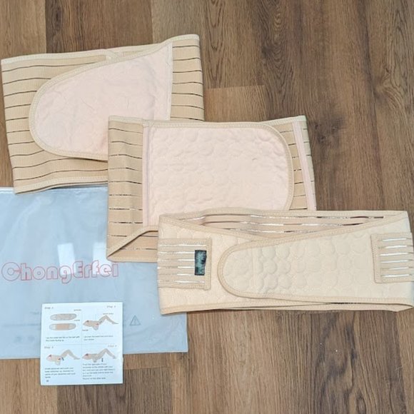 3-in-1 Postpartum Belly Wrap One Size - Picture 3 of 3